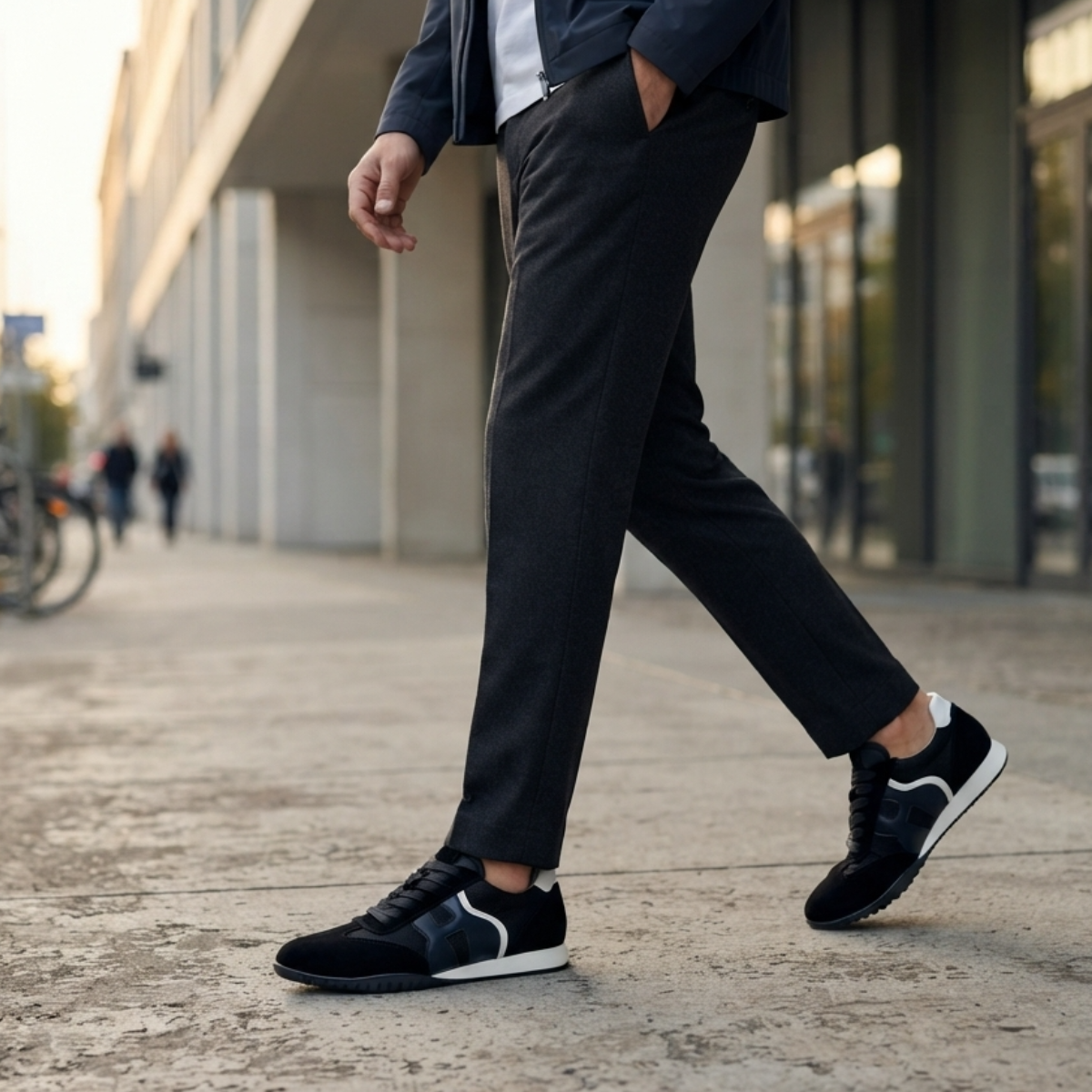 Baskets pour Homme en Cuir Véritable 2