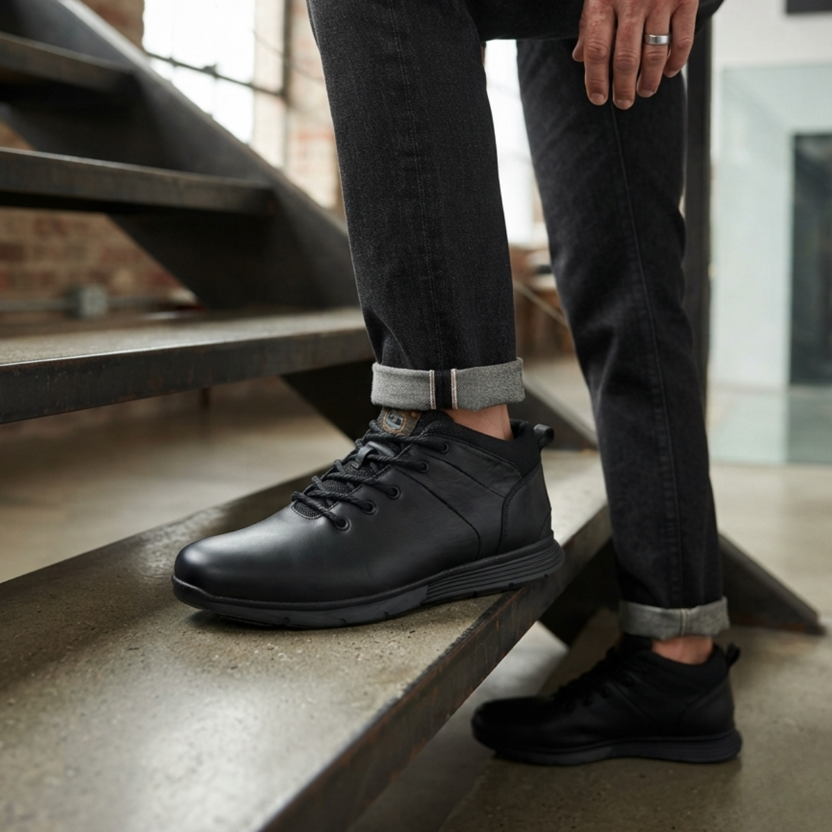 Chaussures homme en cuir véritable
