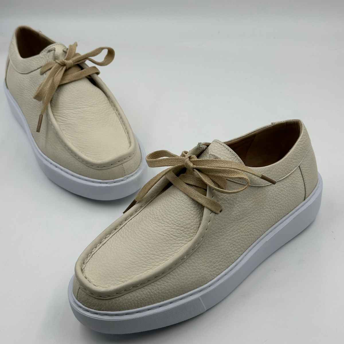 Derby Cuir Grainé Plateforme