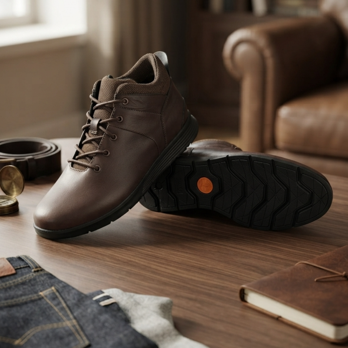 Chaussures homme en cuir véritable