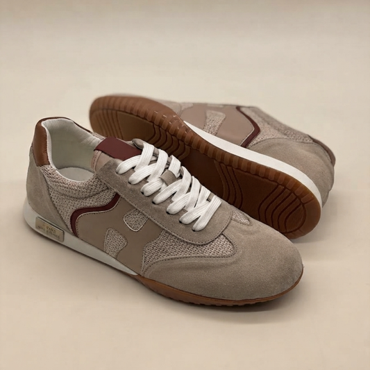 Baskets pour homme en cuir véritable 1