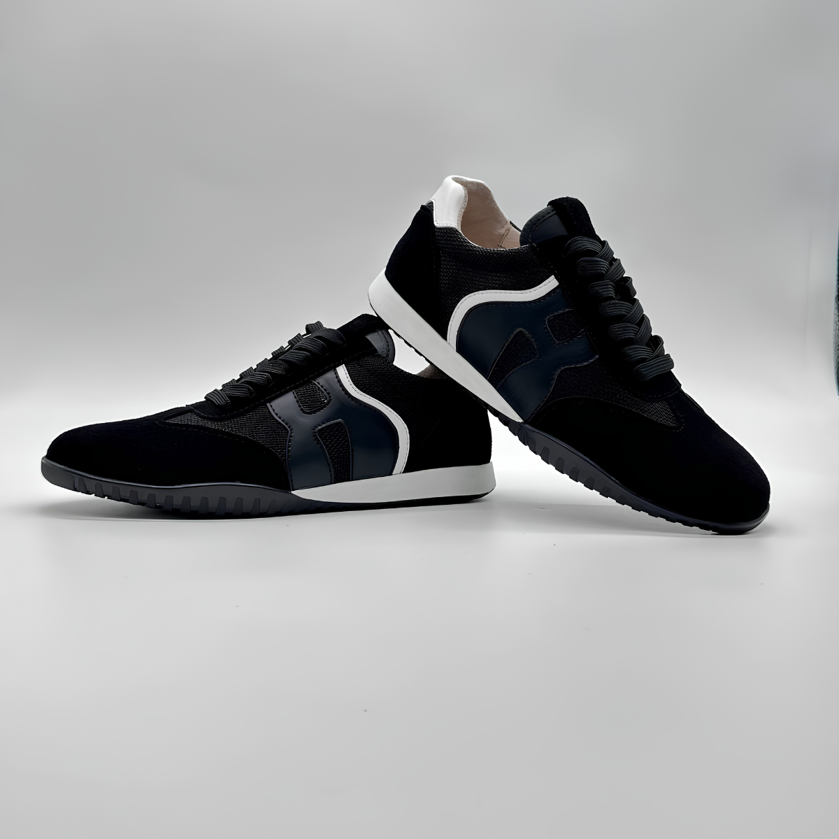 Baskets pour Homme en Cuir Véritable 2